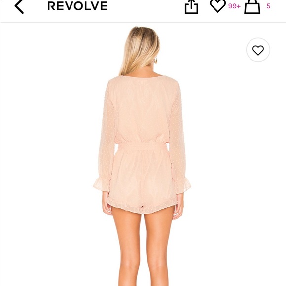 Steve Madden Romper. Chiffon My Mind. - Picture 3 of 3